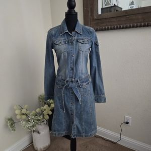 TOMMY HILFIGER vintage jean belt dress